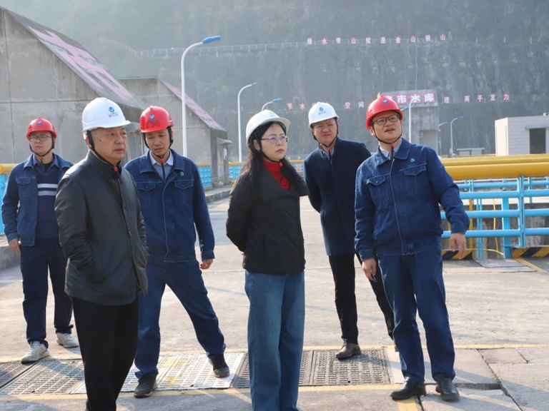 陳印輝帶隊檢查公司所屬水庫安全生產工作